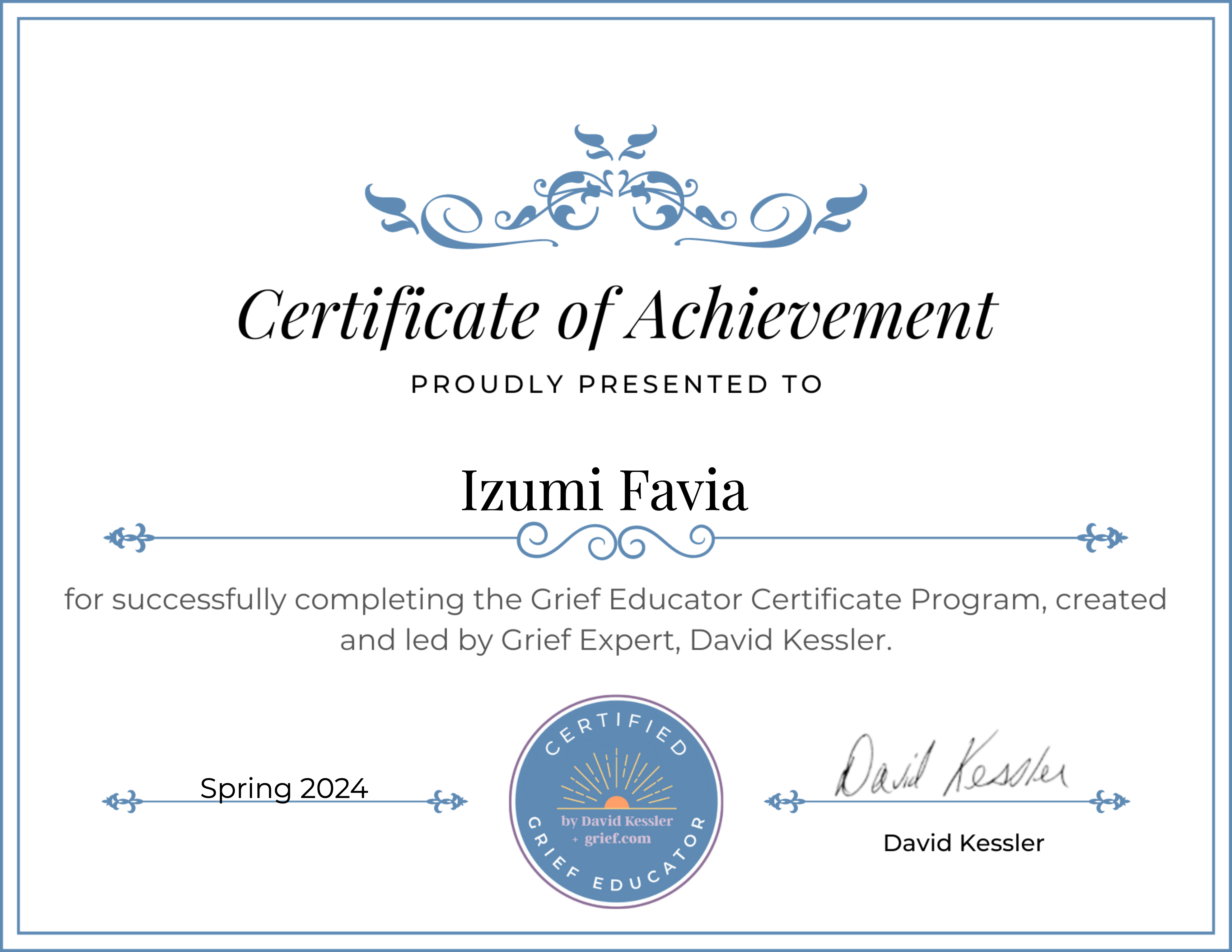 Grief Educator